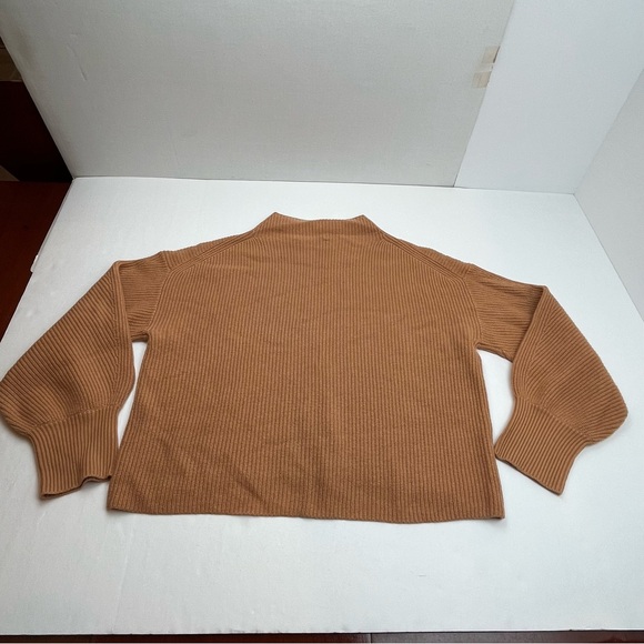 A.L.C. Helena Ribbed Lambswool Cashmere Blend Sweater Womens‎ Size XL Tan NEW - Picture 13 of 13